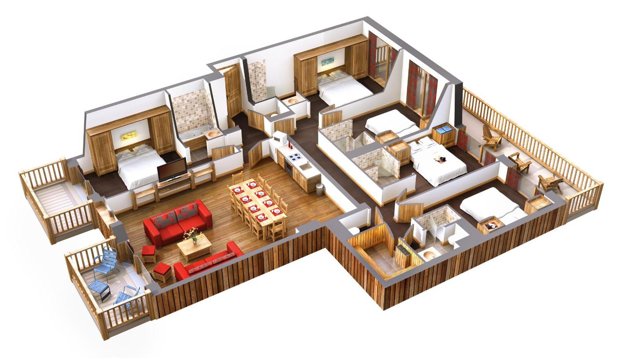 Chalet Des Neiges -La Source Des Arcs Les Arcs  Room photo