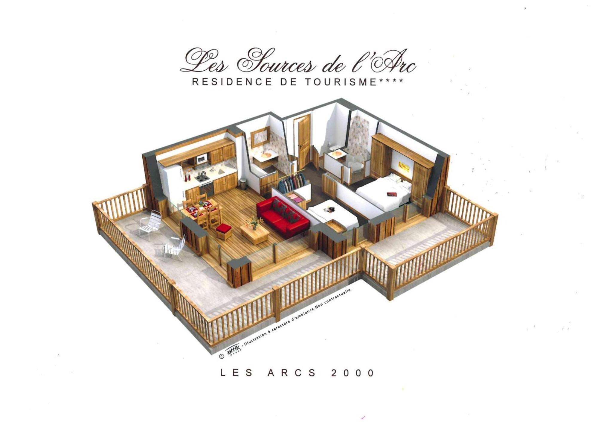 Chalet Des Neiges -La Source Des Arcs Les Arcs  Room photo